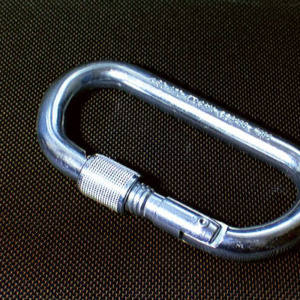 Carabiner Stubai, steel locking oval