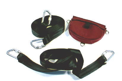 SAFETY TIE DOWN LINE, 25 FOOT + STORAGE POUCH